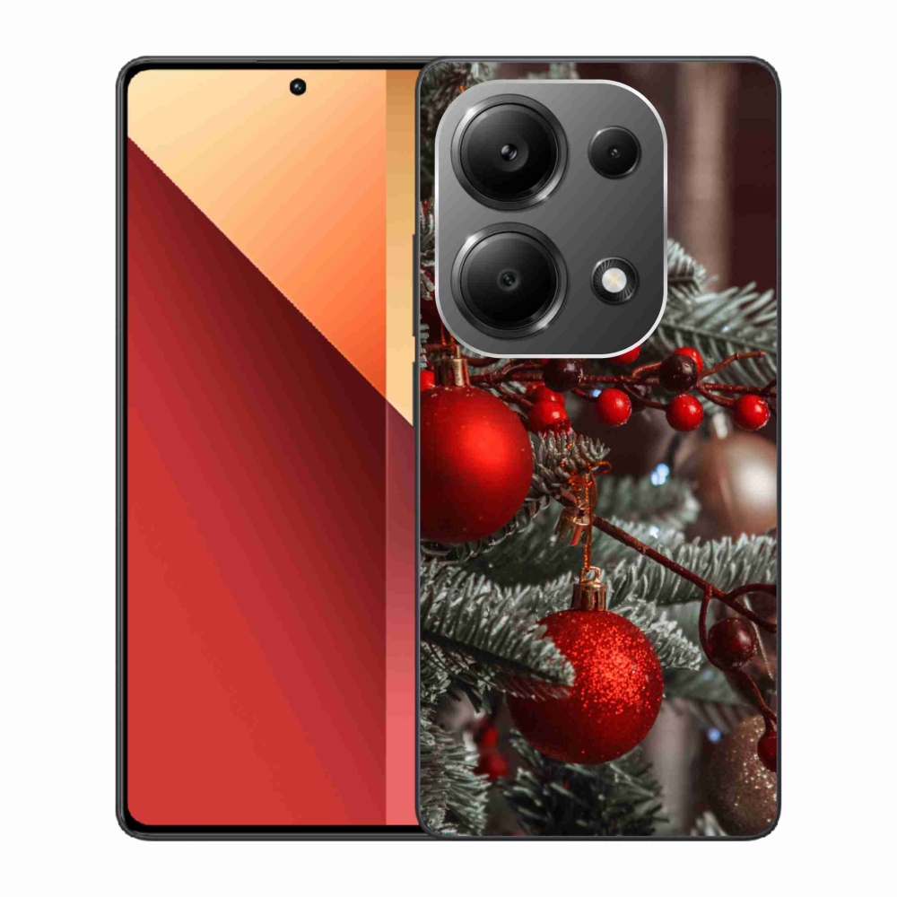 Gelový kryt mmCase na Xiaomi Redmi Note 13 Pro 4G/Poco M6 Pro - vánoční ozdoby 2
