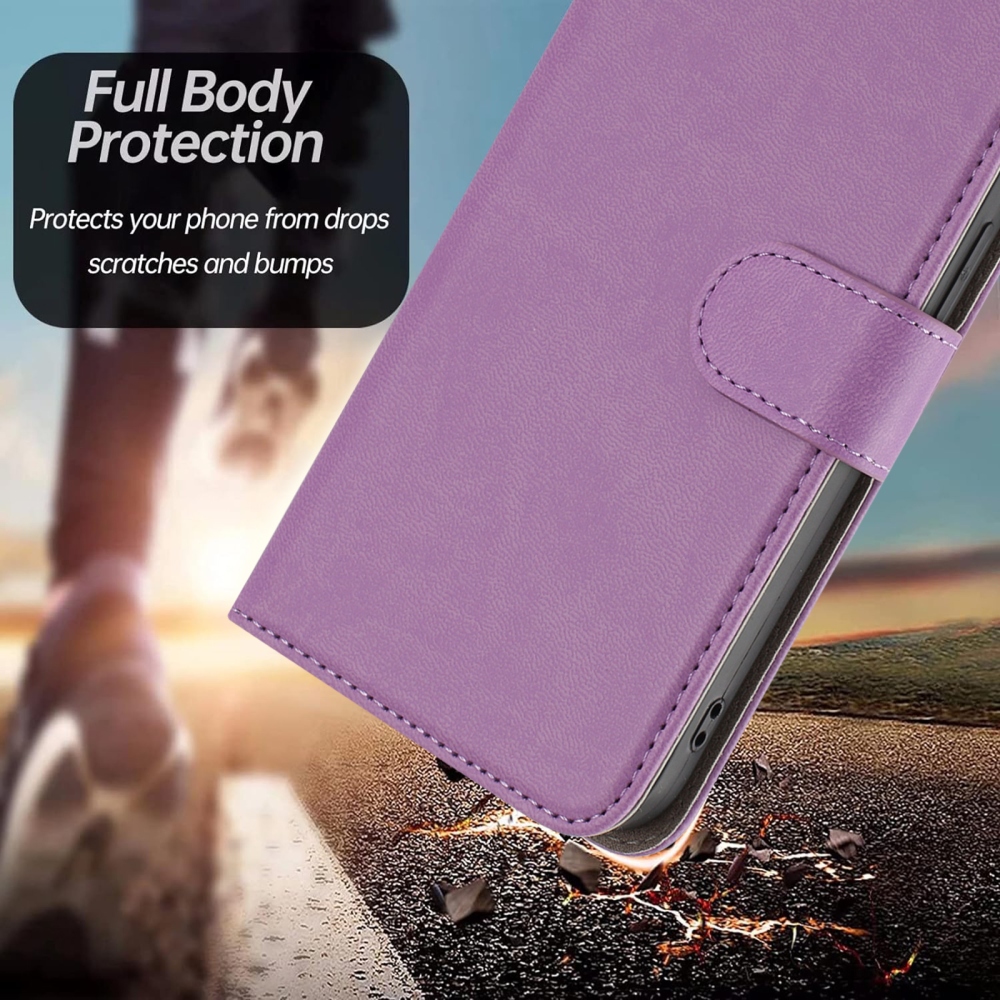 Snap knížkové pouzdro na Samsung Galaxy A07 4G - světlefialové