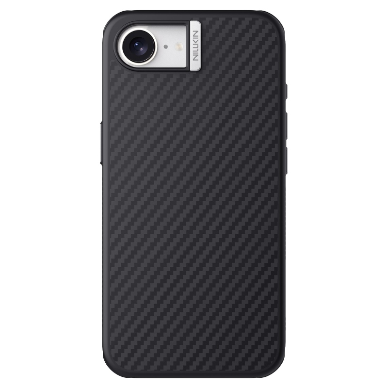 Nillkin Synthetic Fiber PRO Magnetic Zadní Kryt pro Apple iPhone 16e Silvery
