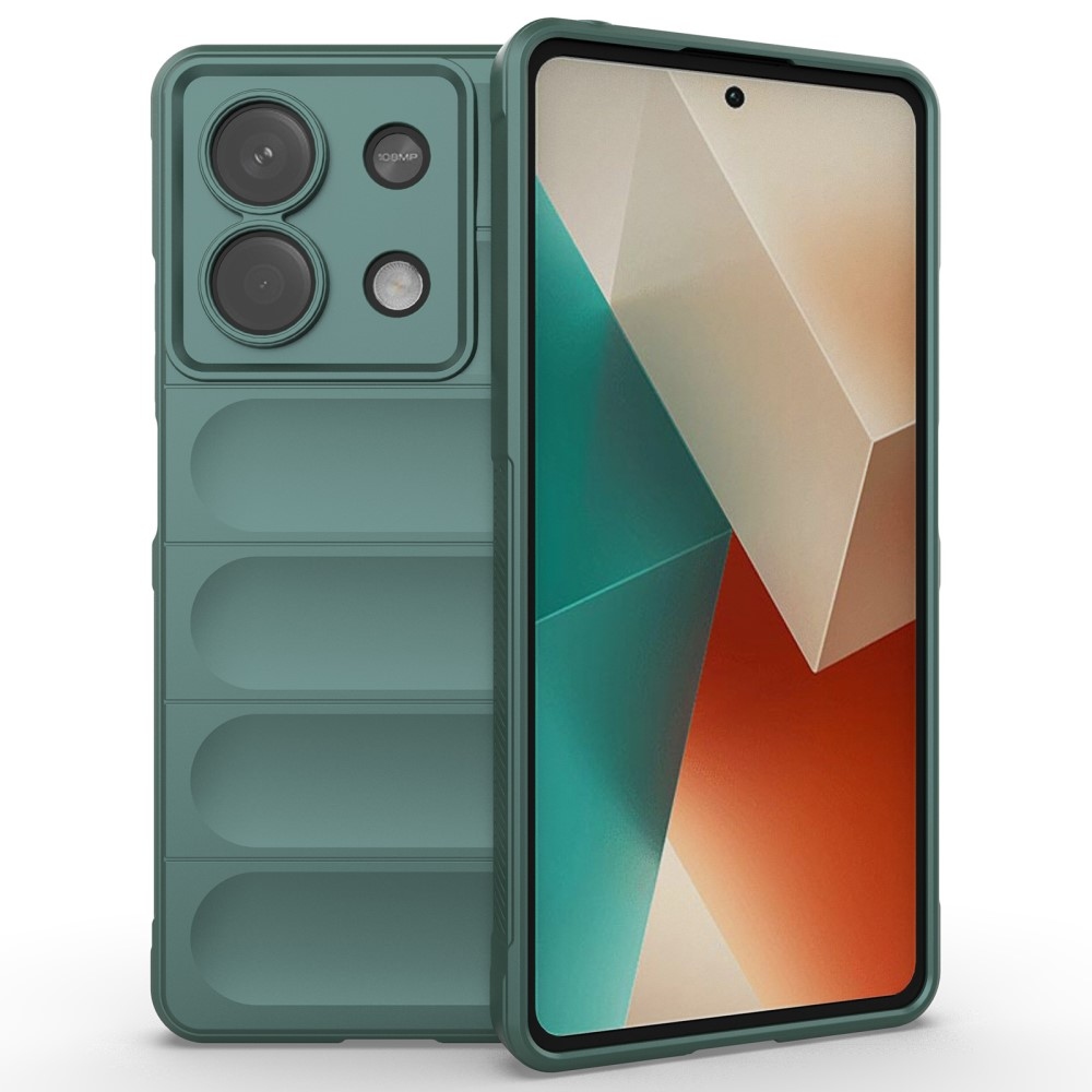 Rugg odolný gelový obal na Xiaomi Redmi Note 13 5G - zelený
