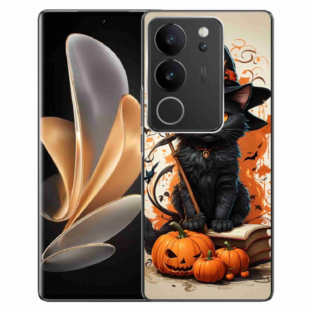 Gelový kryt mmCase na Vivo V29 5G - kocour čaroděj