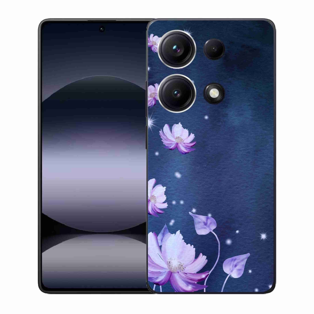 Gelový kryt mmCase na Xiaomi Redmi Note 14S - padající květy
