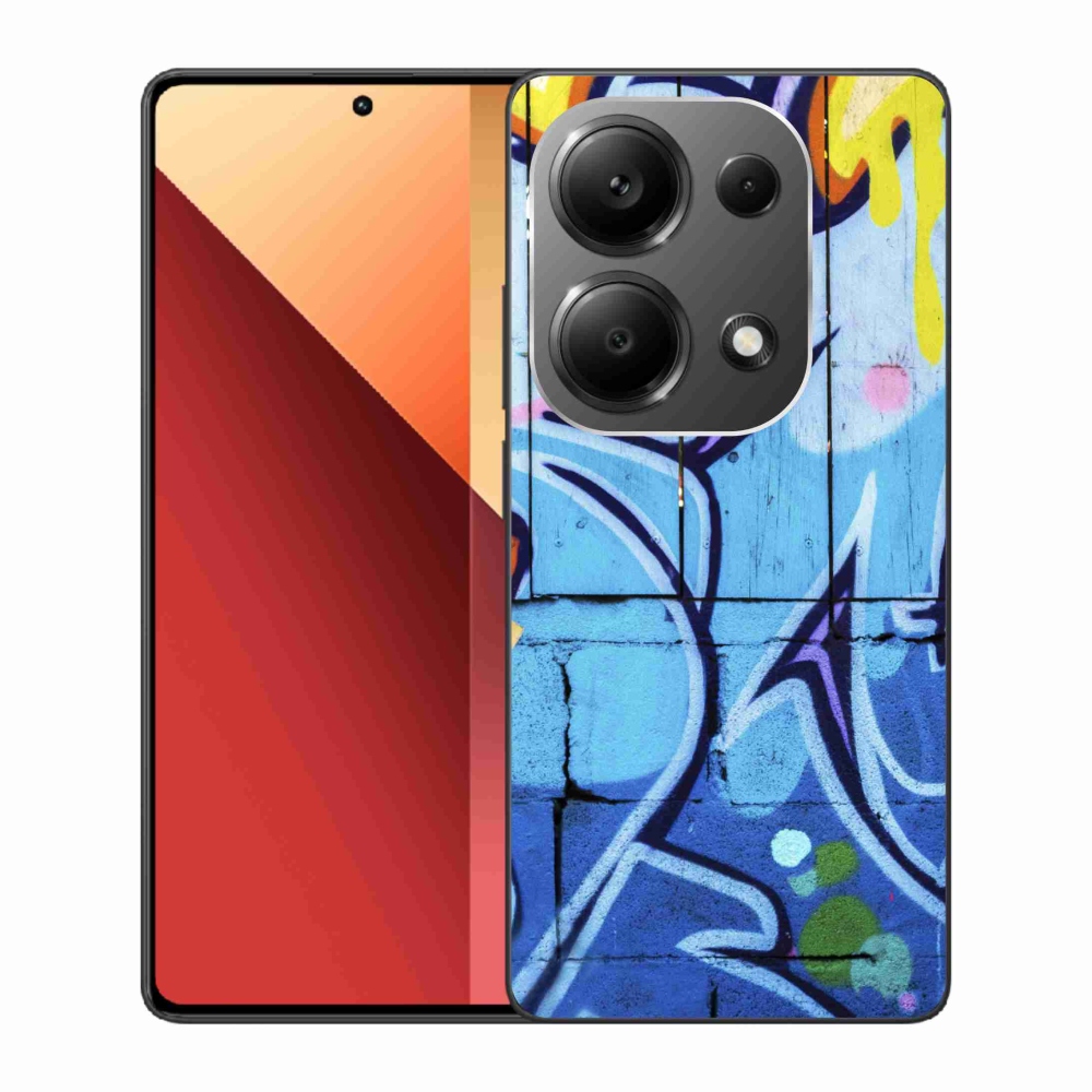 Gelový kryt mmCase na Xiaomi Redmi Note 13 Pro 4G/Poco M6 Pro - graffiti
