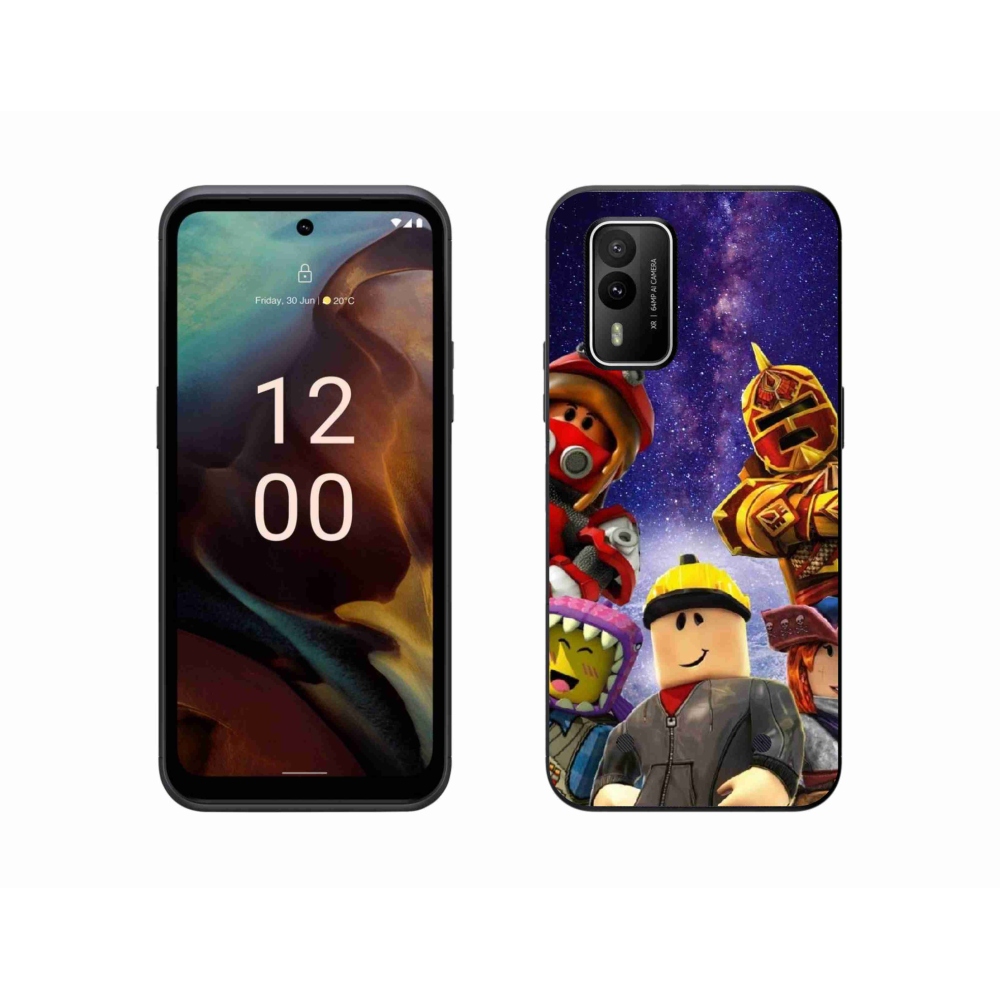 Gelový kryt mmCase na Nokia XR21 - roblox 3