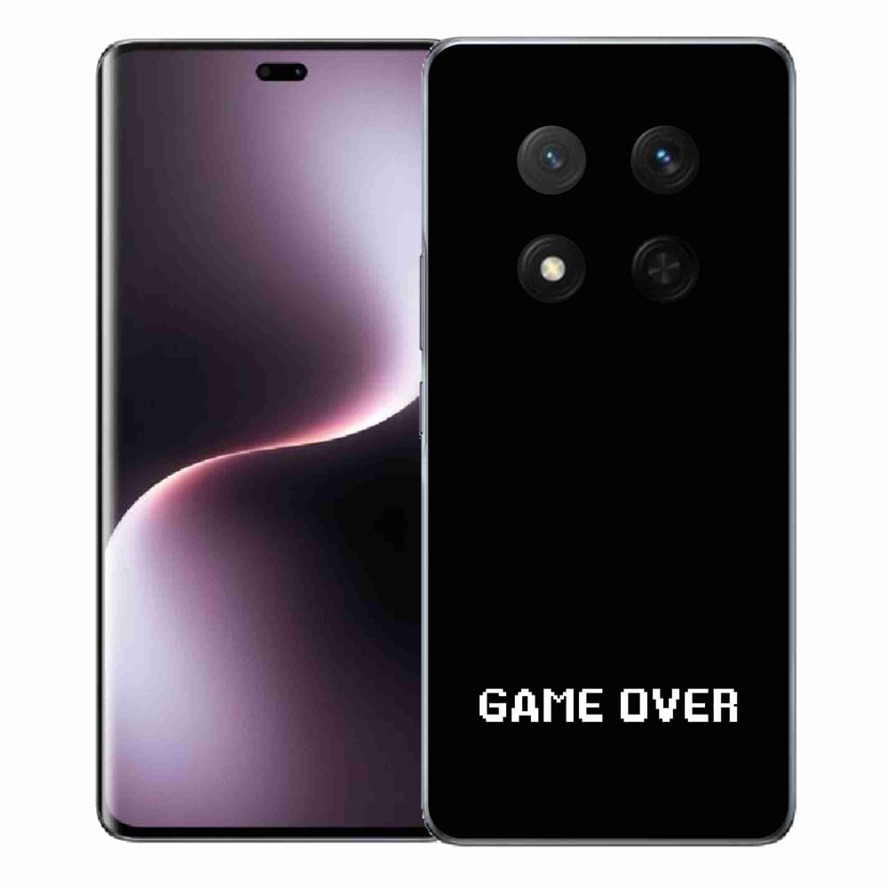 Gelový kryt mmCase na Honor Magic 7 Lite 5G - game over černé pozadí