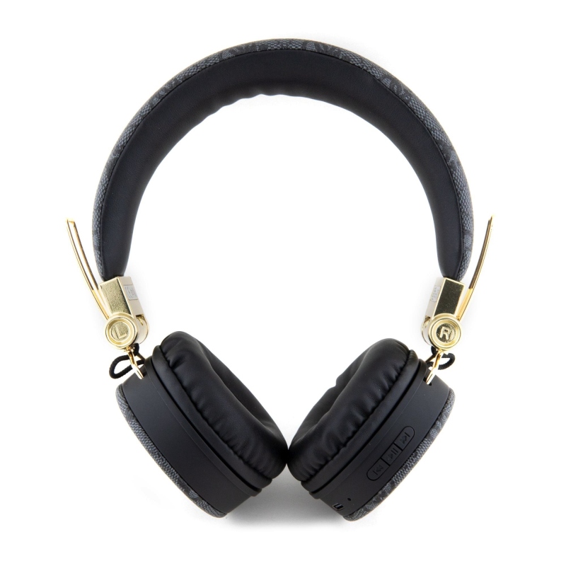 Guess PU Leather 4G Metal Logo BT5.3 Stereo Headphone Black