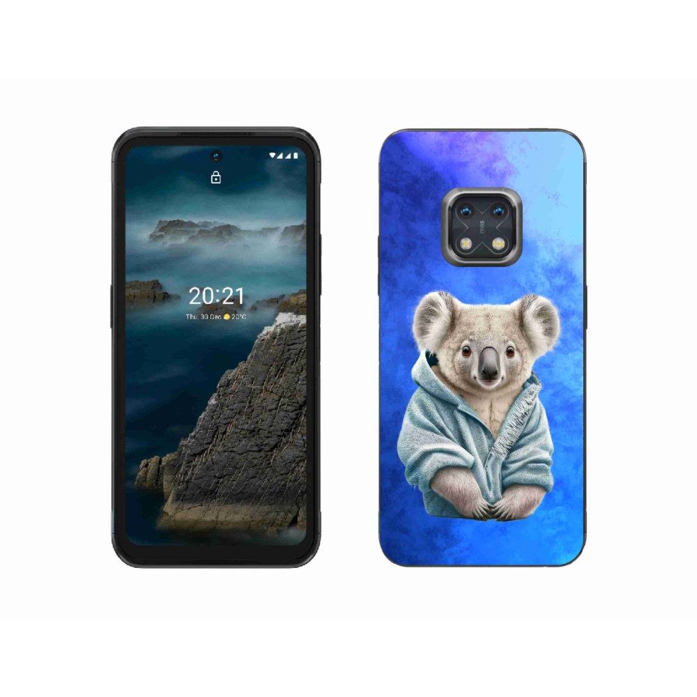 Gelový kryt mmCase na Nokia XR20 - koala ve svetru
