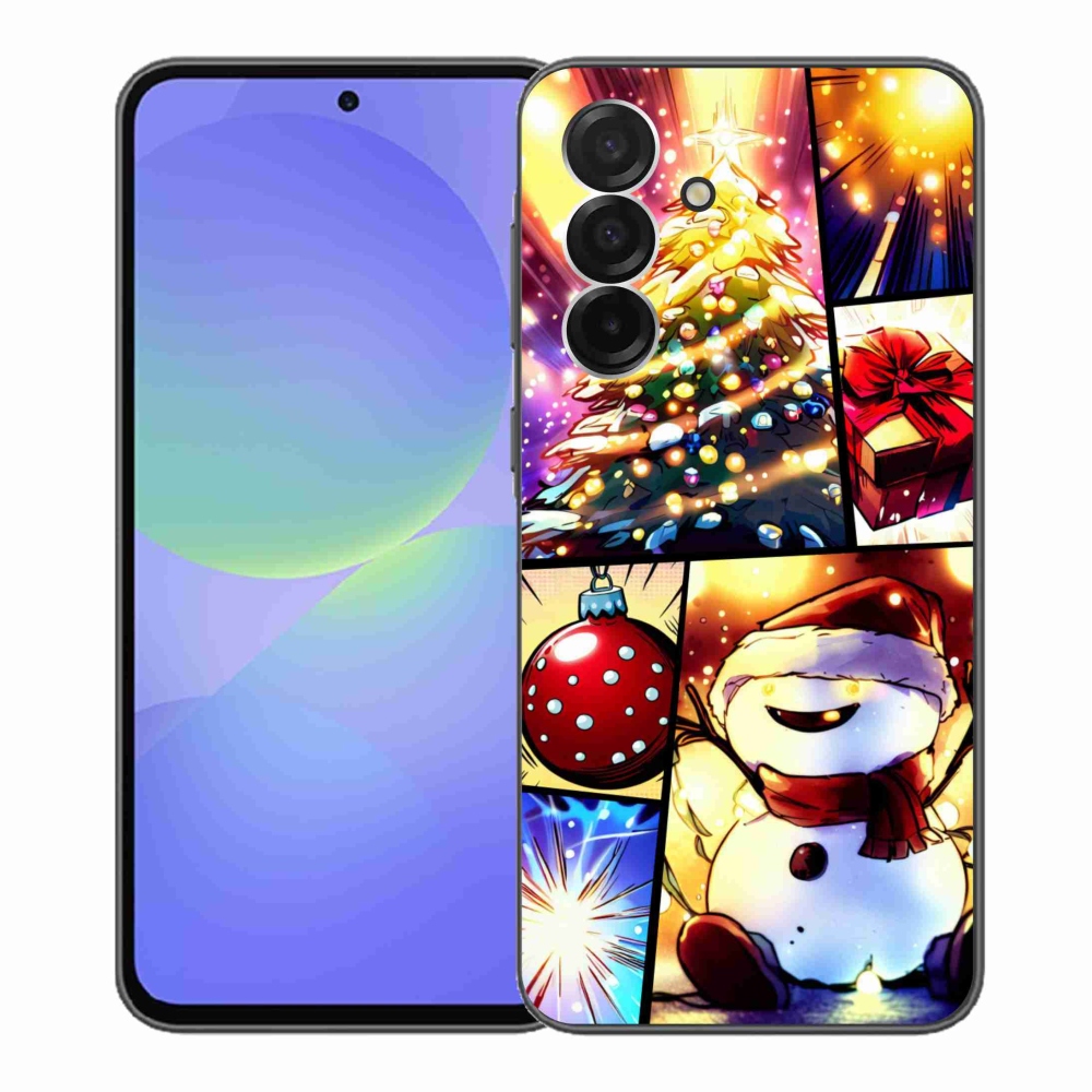 Gelový kryt mmCase na Samsung Galaxy A36 5G - vánoční motivy 1