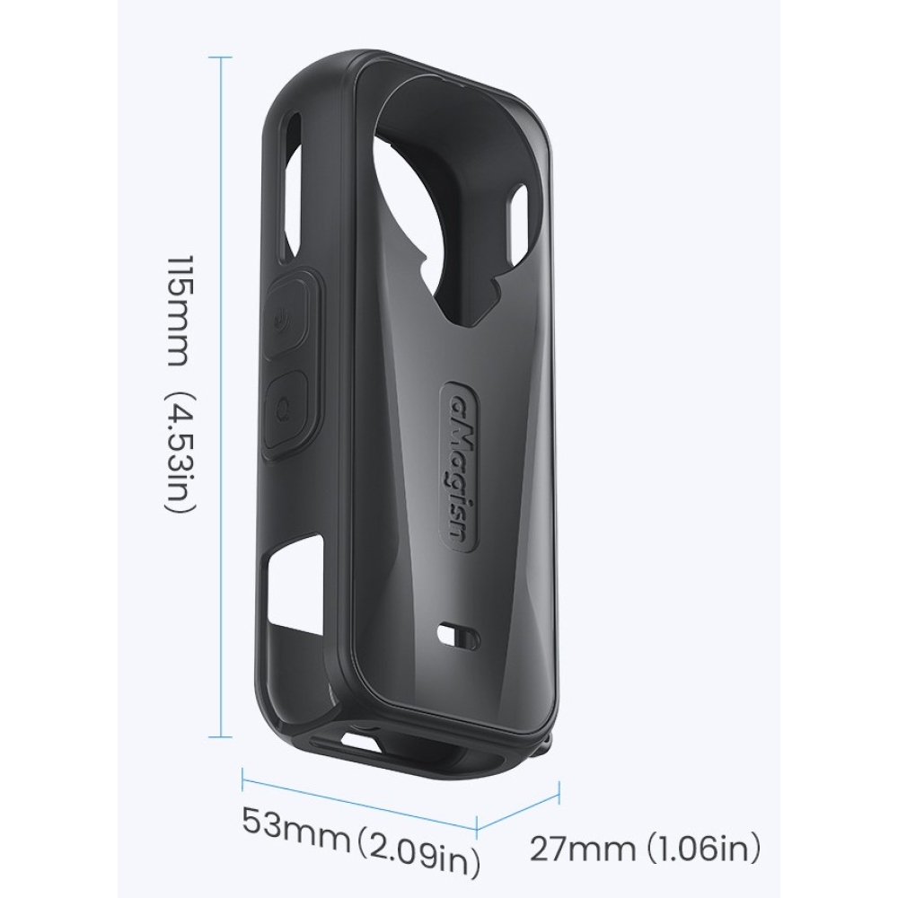 AMAGISN silikonový ochranný obal s krytkou objektivu pro Insta360 X4 Air