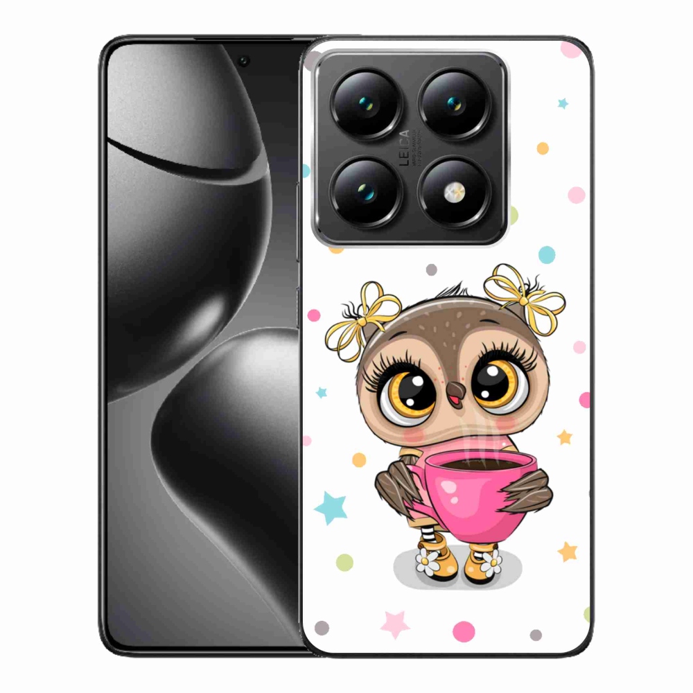 Gelový kryt mmCase na Xiaomi 14T Pro - kreslená sovička