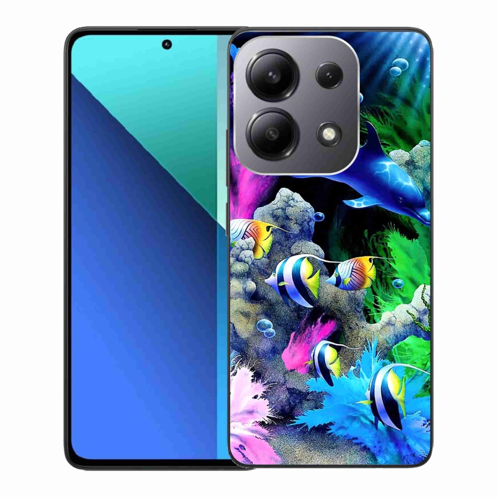 Gelový obal mmCase na Xiaomi Redmi Note 13 - mořský svět