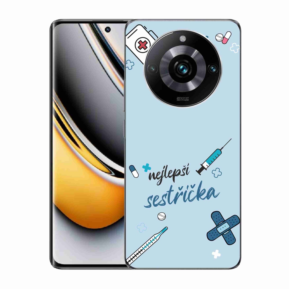 Gelový kryt mmCase na Realme 11 Pro/11 Pro+ - nejlepší sestřička modré pozadí