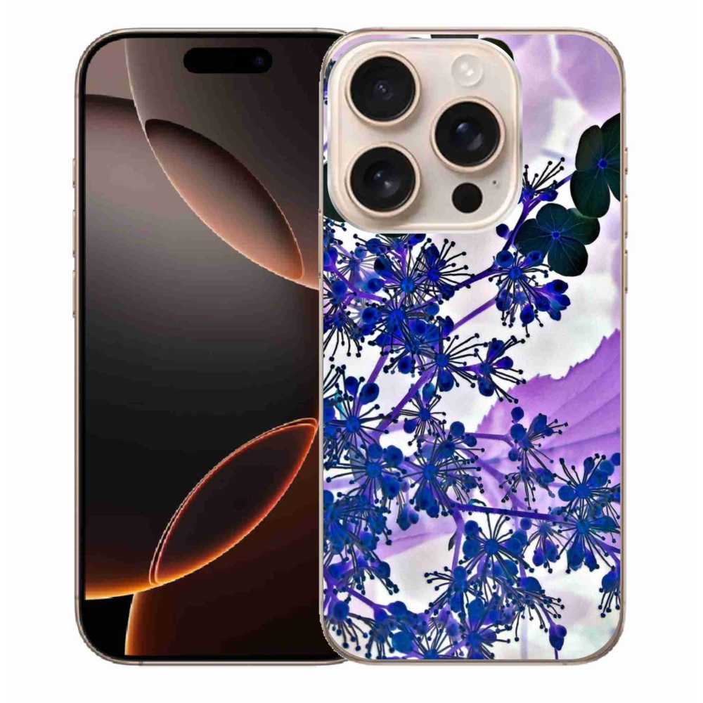 Gelový kryt mmCase na iPhone 16 Pro Max - květ hortenzie