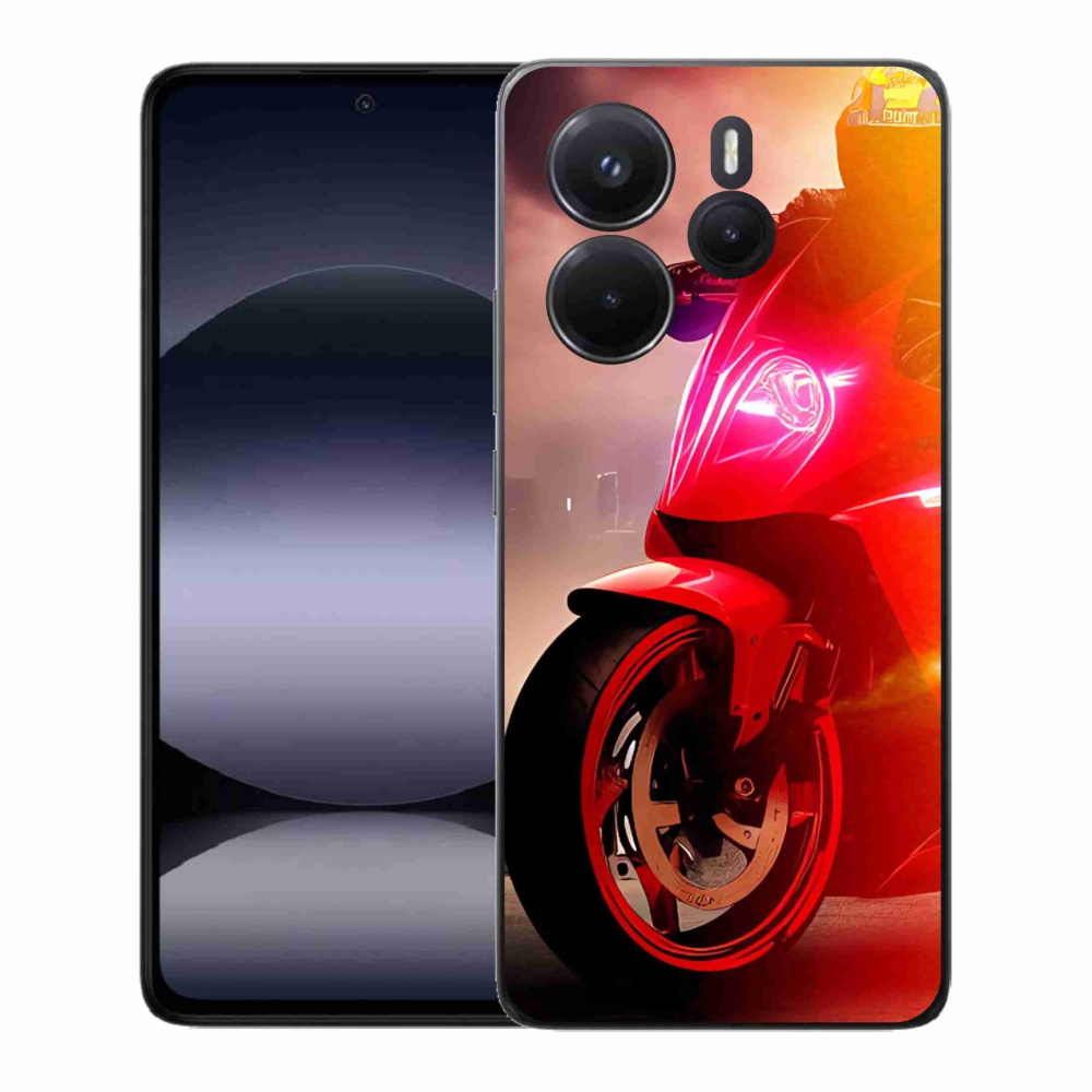 Gelový kryt mmCase na Xiaomi Redmi Note 14 - motorka