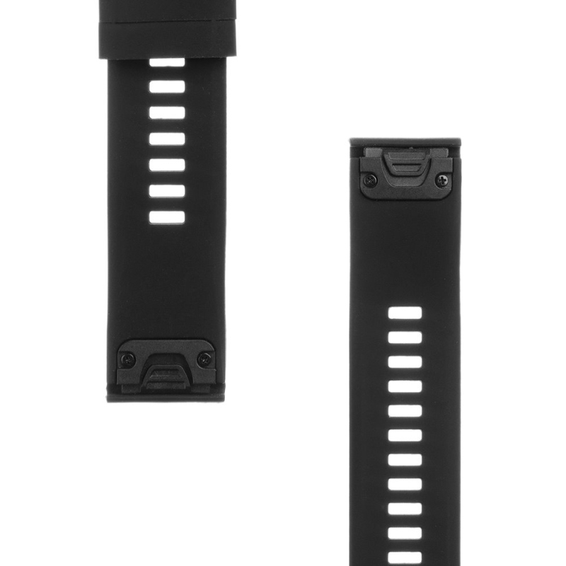 Tactical 426 Silikonový Řemínek pro Garmin Fenix 5/6/7 QuickFit 22mm Black