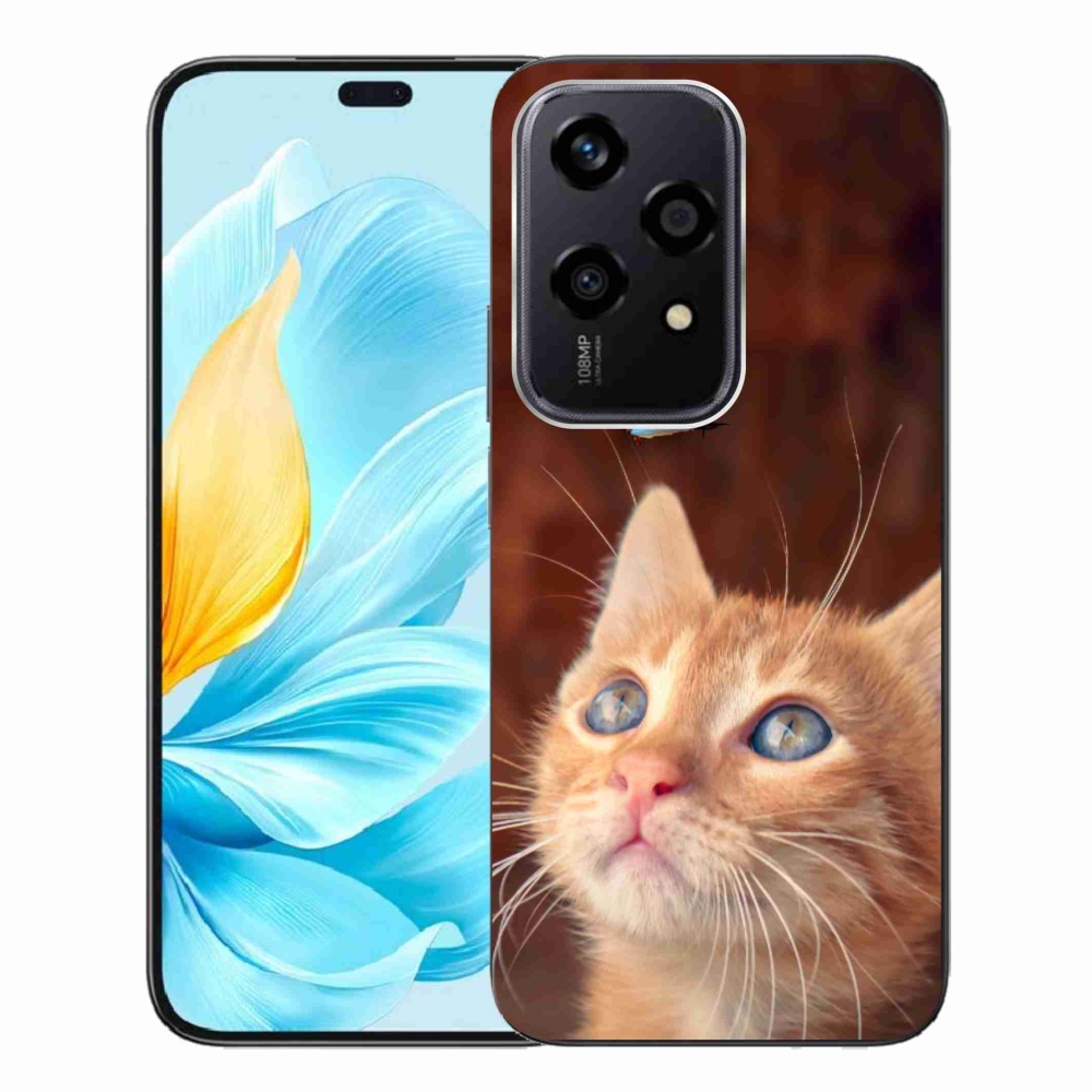 Gelový kryt mmCase na Honor 200 Lite 5G - motýl a kotě