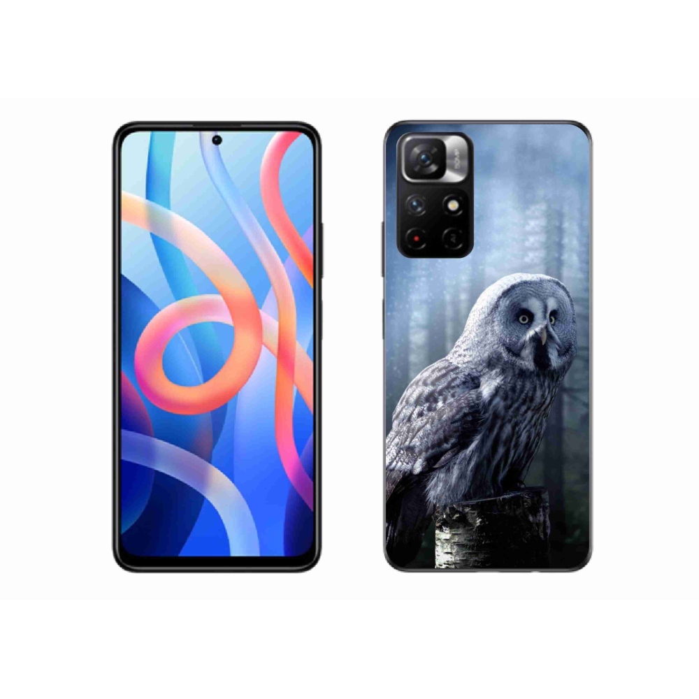 Gelový kryt mmCase na Xiaomi Redmi Note 11S 5G - sova