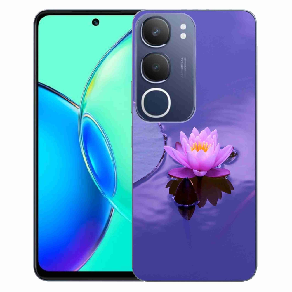 Gelový kryt mmCase na Vivo Y19s - květ na hladině