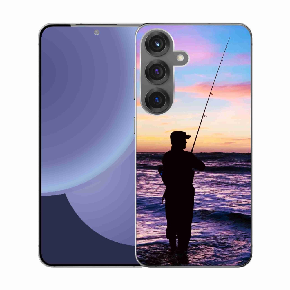 Gelový kryt mmCase na Samsung Galaxy S25 - rybaření 1