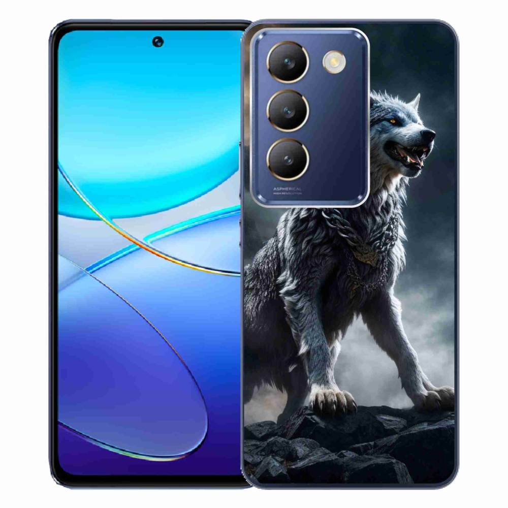 Gelový kryt mmCase na Vivo V40 SE 4G/5G - vlk 1
