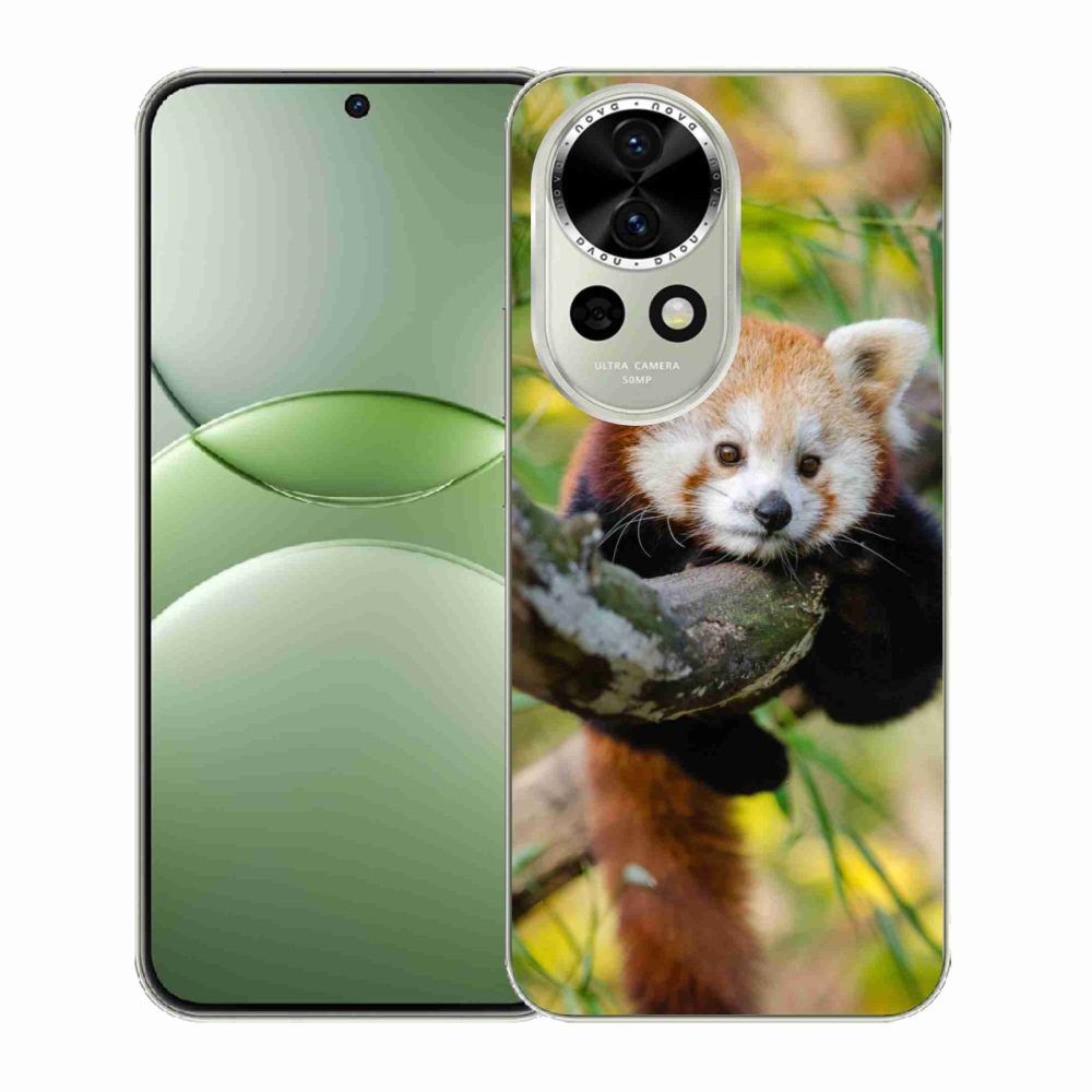 Gelový kryt mmCase na Huawei Nova 13 5G - panda červená