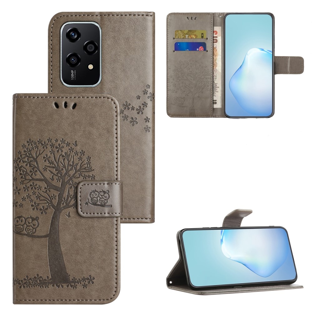 Tree knížkové pouzdro na Honor 200 Lite 5G - šedé