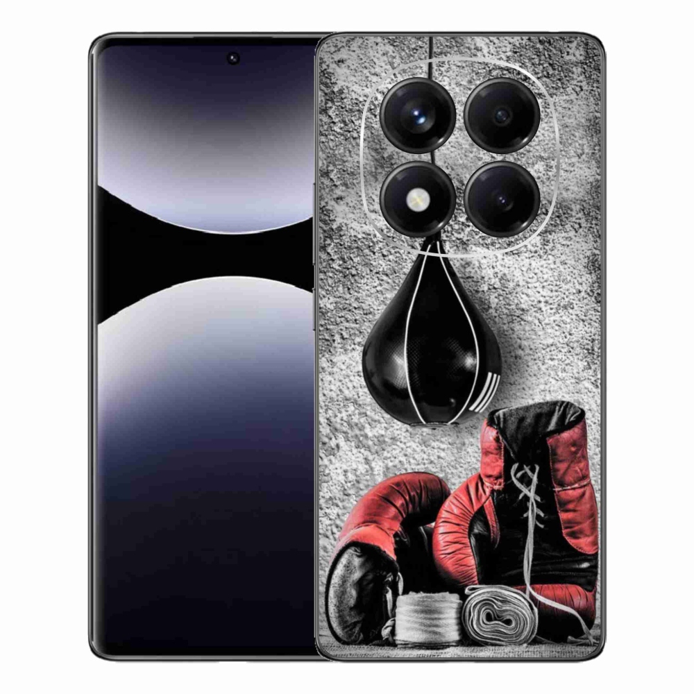 Gelový kryt mmCase na Xiaomi Redmi Note 14 Pro - boxovací pytel a rukavice