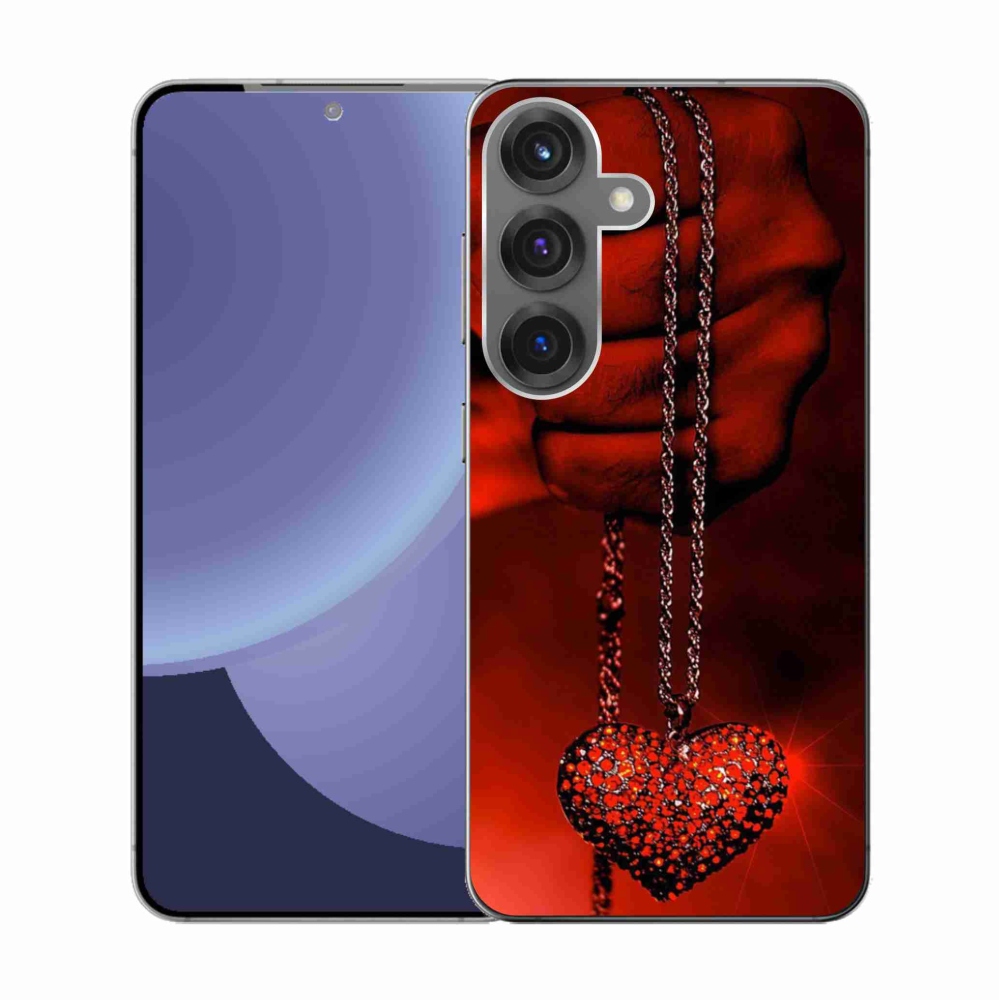 Gelový kryt mmCase na Samsung Galaxy S25 - náhrdelník