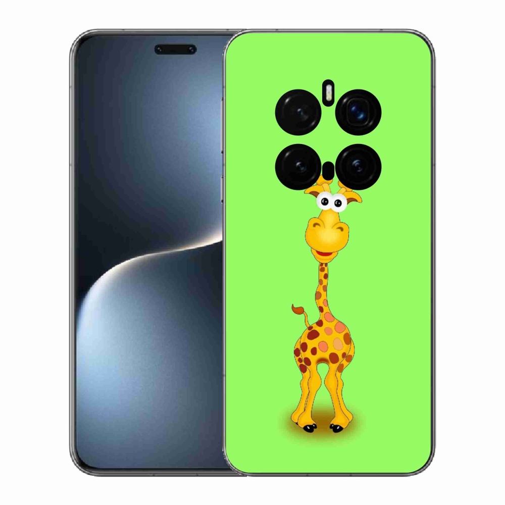 Gelový kryt mmCase na Honor Magic 7 Pro 5G - kreslená žirafa