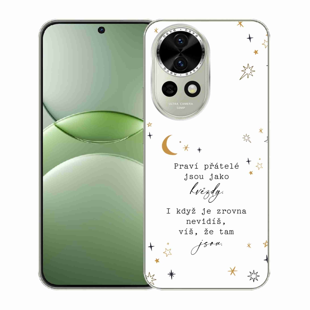 Gelový kryt mmCase na Huawei Nova 13 5G - citát 6 bílé pozadí