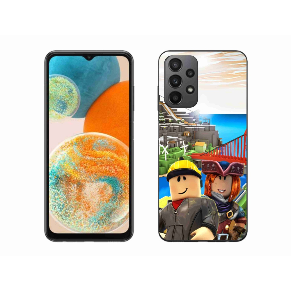 Gelový kryt mmCase na Samsung Galaxy A23 4G/5G - roblox 1