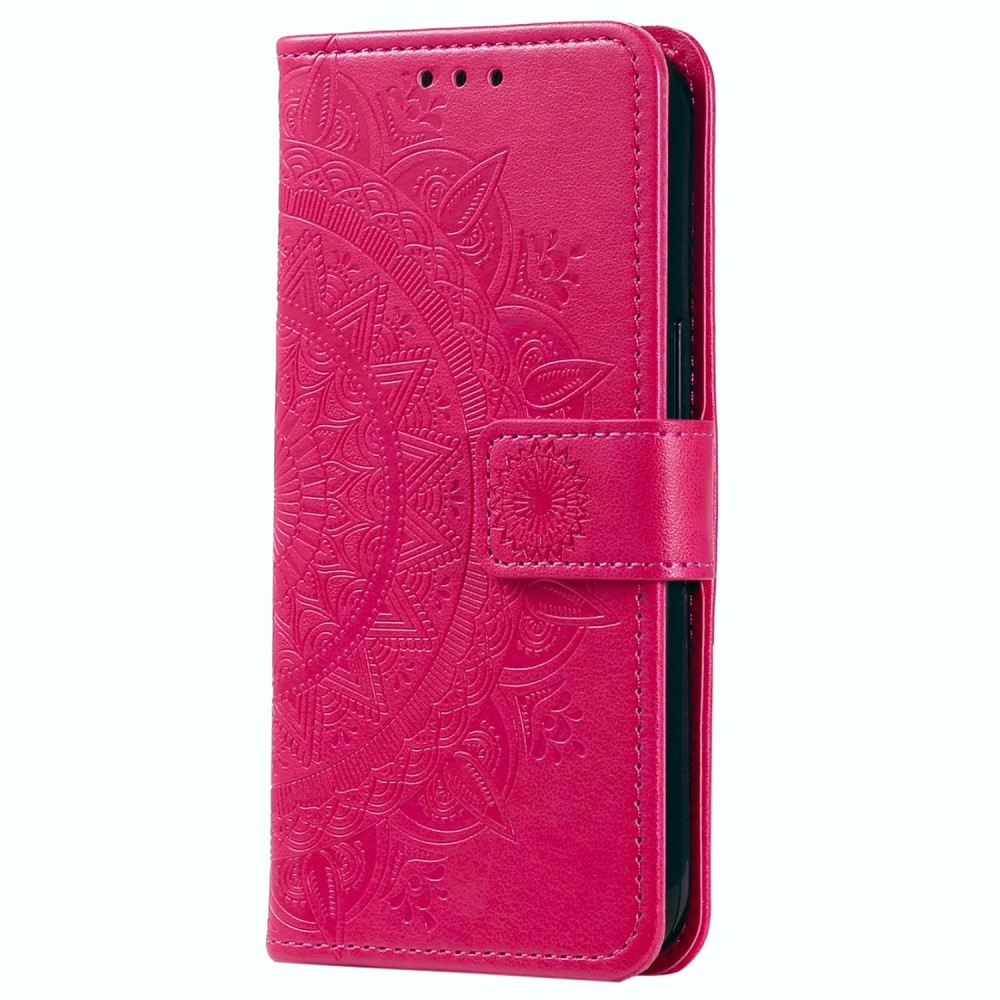 Mandala knížkové pouzdro na Xiaomi Redmi Note 14 - rose