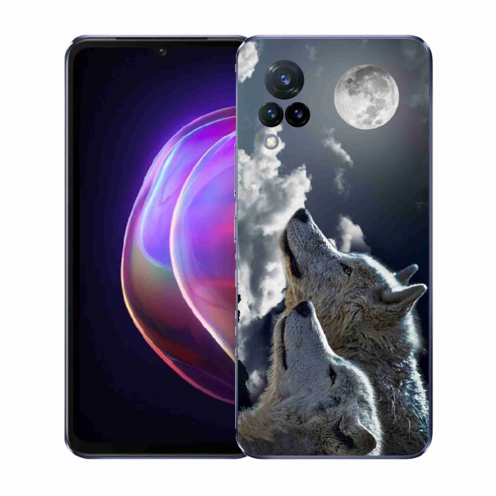 Gelový kryt mmCase na Vivo V21 4G/5G - vlci