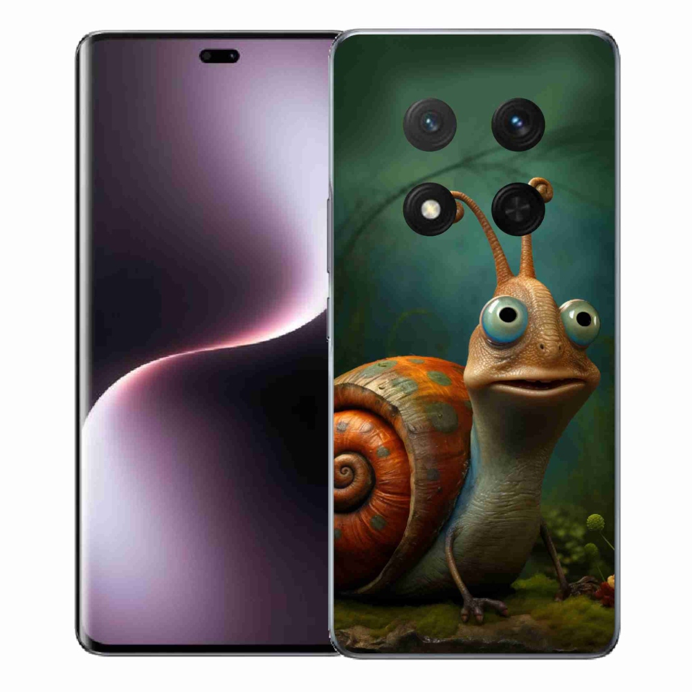 Gelový kryt mmCase na Honor Magic 7 Lite 5G - šnek