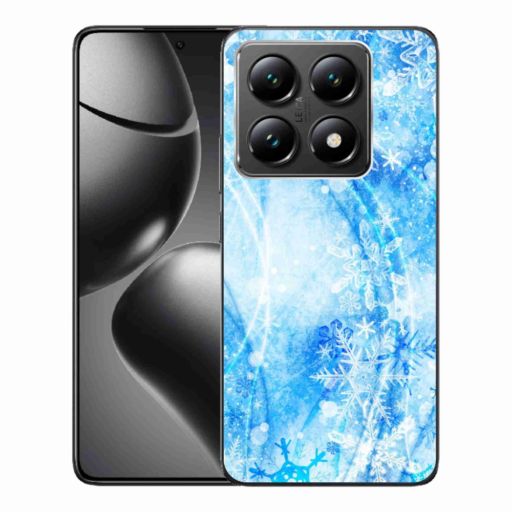 Gelový kryt mmCase na Xiaomi 14T - sněhové vločky