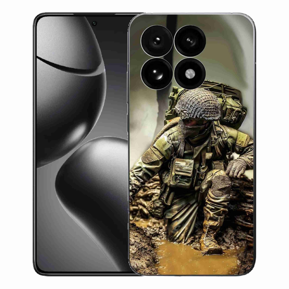 Gelový kryt mmCase na Xiaomi 15T - voják