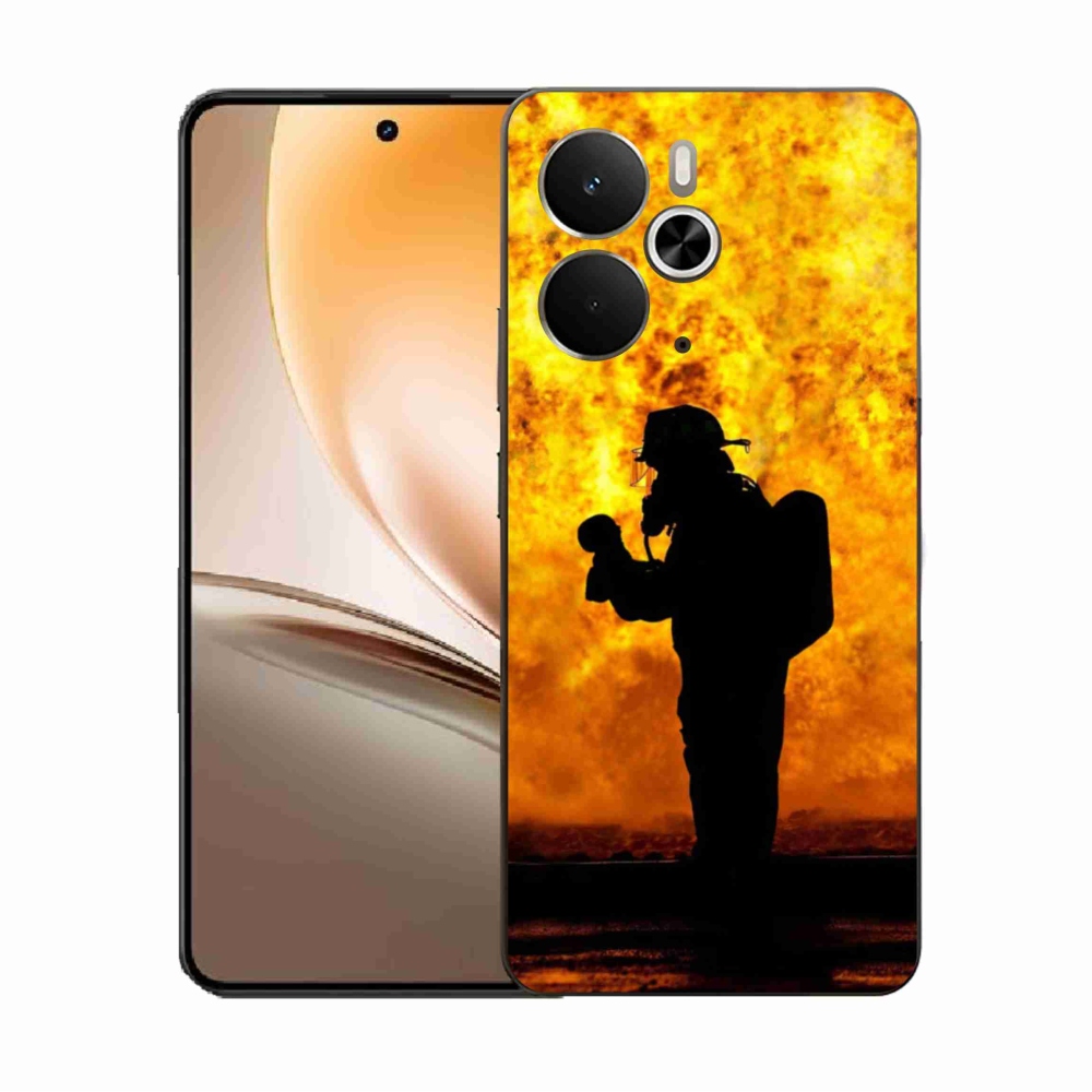 Gelový kryt mmCase na Realme 14 5G - hasič