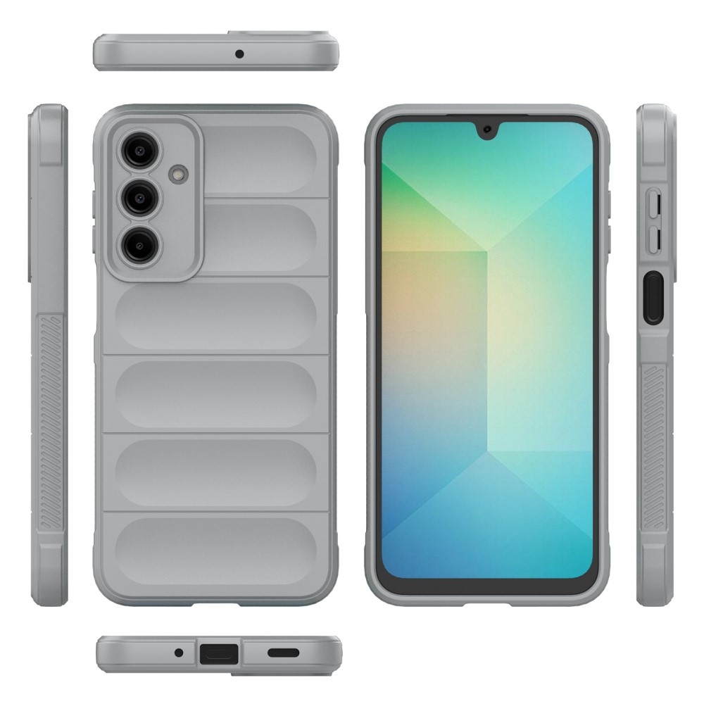 Rugg odolný gelový obal na Samsung Galaxy A56 5G - světlešedý