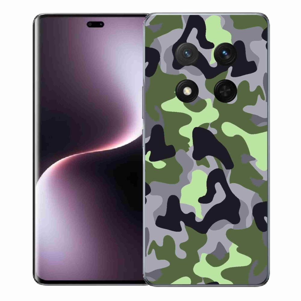 Gelový kryt mmCase na Honor Magic 7 Lite 5G - maskáčový vzor 7