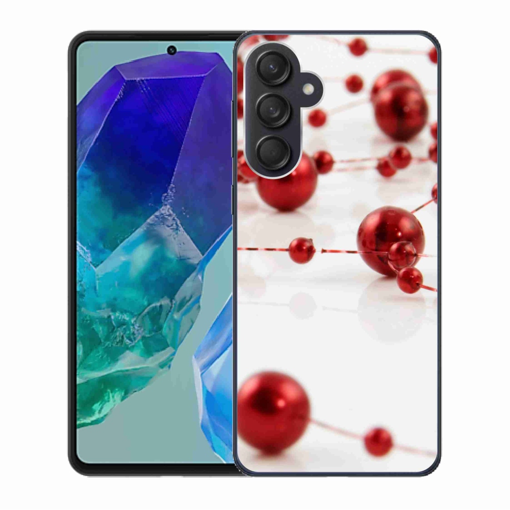 Gelový kryt mmCase na Samsung Galaxy M55 5G - vánoční řetěz