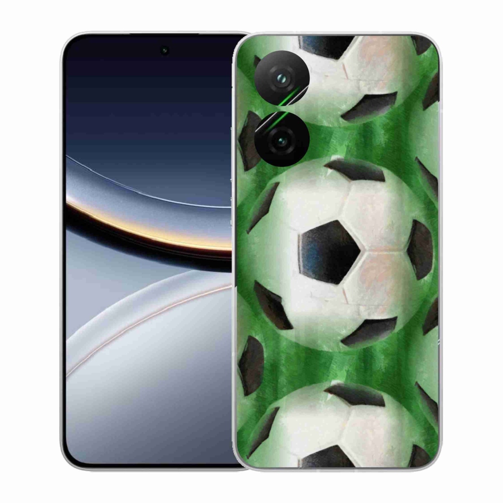 Gelový kryt mmCase na Xiaomi Poco F7 5G - fotbalový míč
