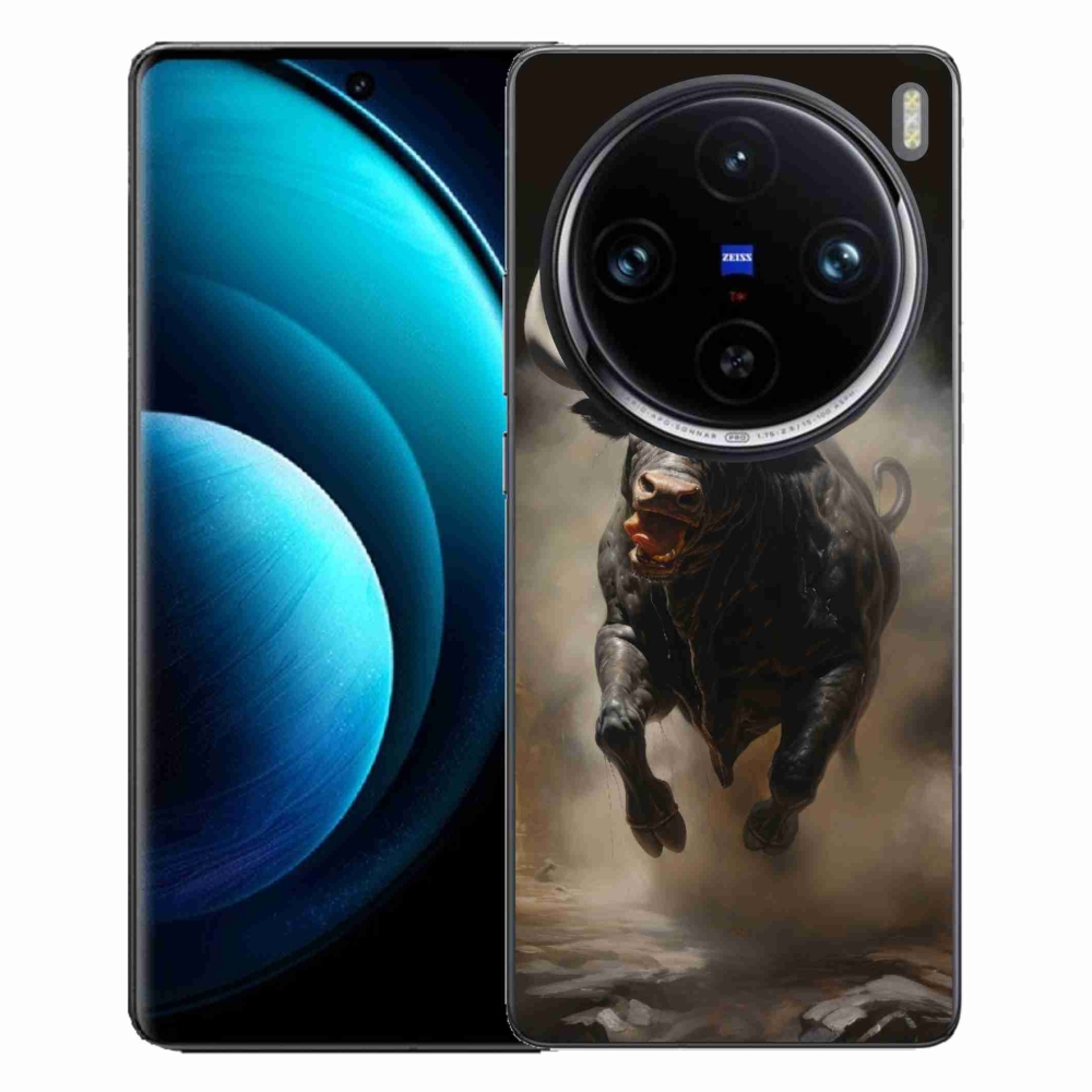 Gelový kryt mmCase na Vivo X100 Pro 5G - rozzuřený býk
