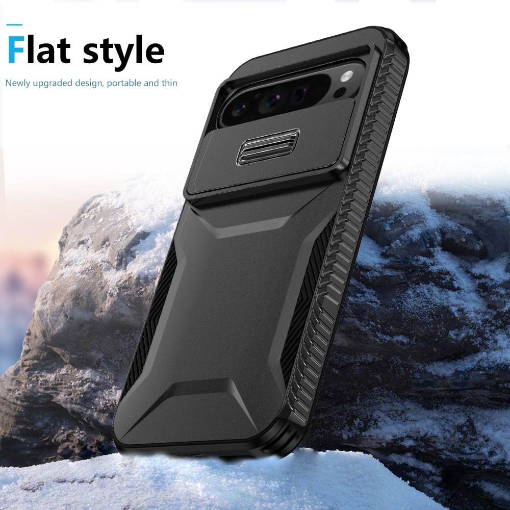 Lid odolný kryt na Google Pixel 9 Pro XL - černý