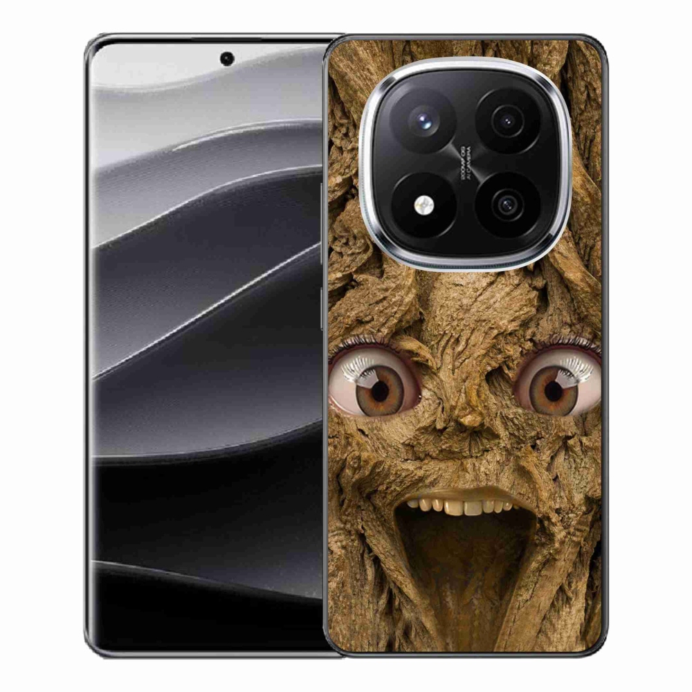 Gelový kryt mmCase na Xiaomi Redmi Note 14 Pro+ 5G - veselý strom s očima