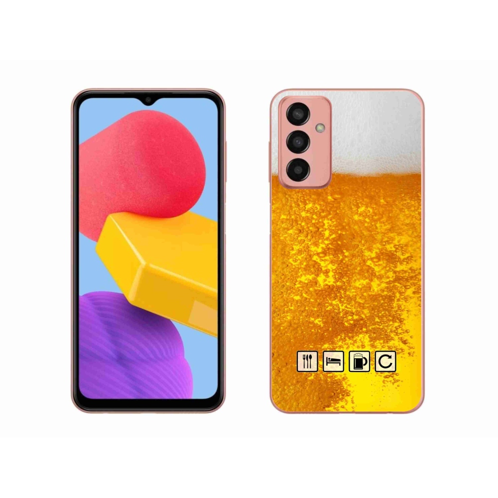Gelový kryt mmCase na Samsung Galaxy M13 - pivní motiv 3