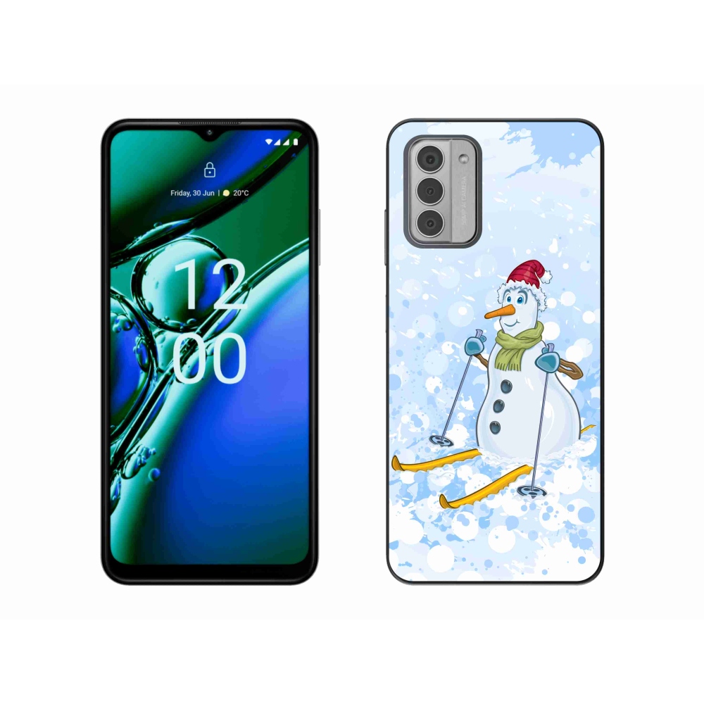 Gelový kryt mmCase na Nokia G42 - sněhulák