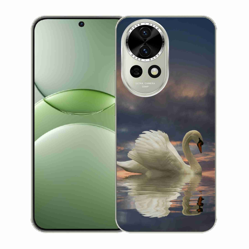 Gelový kryt mmCase na Huawei Nova 13 5G - labuť