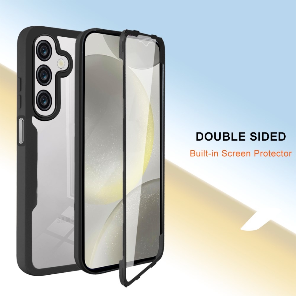 Acryl gelový obal s rámečkem pro ochranou displeje na Samsung Galaxy A26 5G - černý