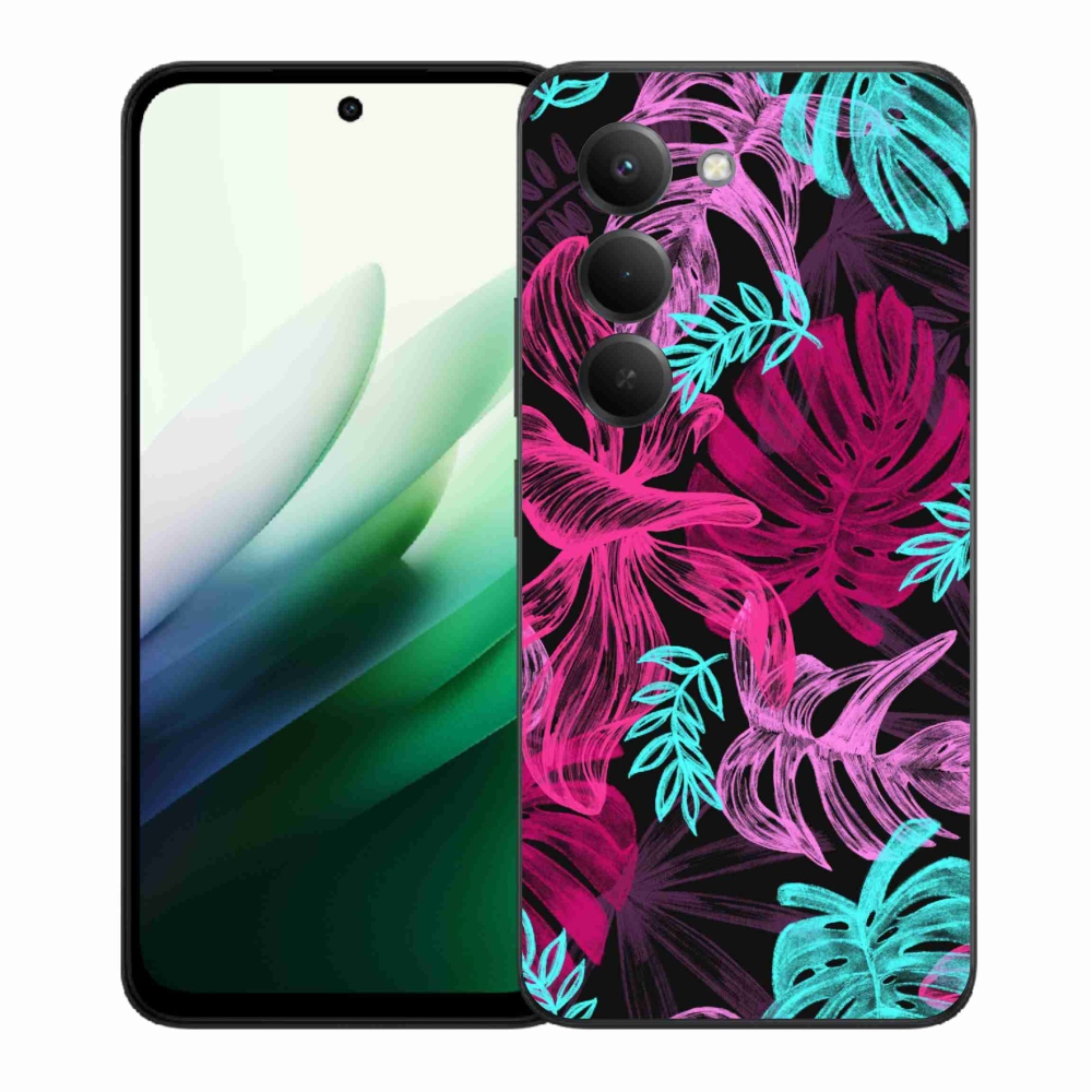 Gelový kryt mmCase na Xiaomi Redmi 15 5G - květiny 1