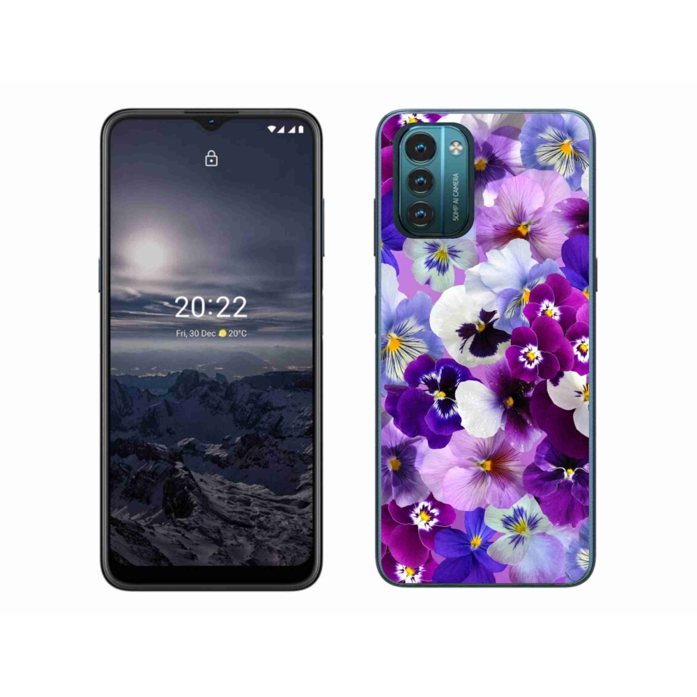 Gelový kryt mmCase na Nokia G11/G21 - květiny 9